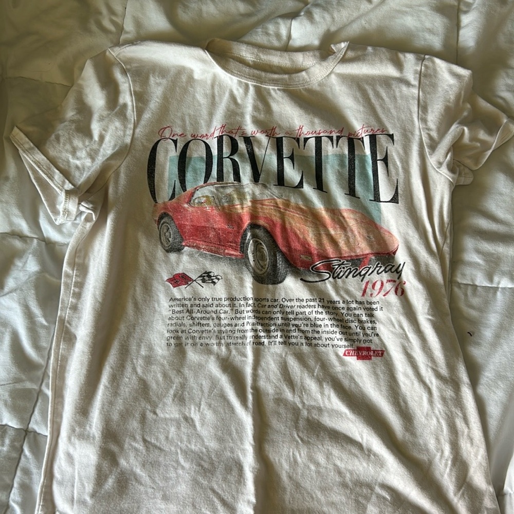 Corvette t-shirt worn once